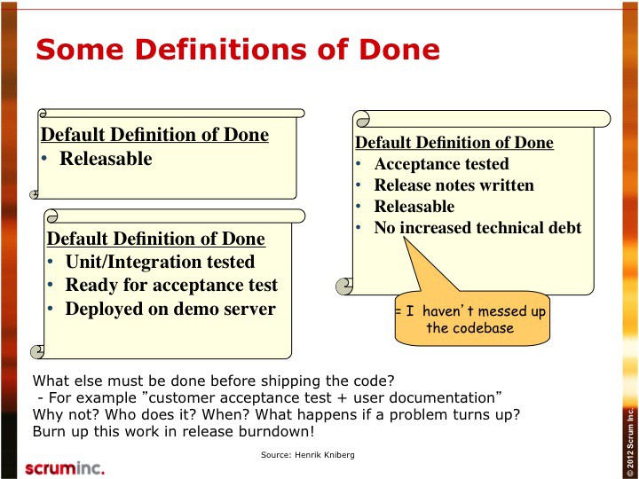 Definition of Ready - Scrum Inc